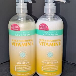 Renpure Advanced 24 Oz Ultra Nourishing Vitamin E Shampoo & Conditioner NEW!!